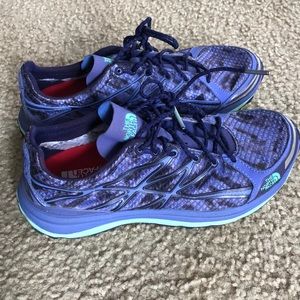 North face running / trail shoes size 6